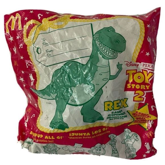 McDonald's Toys 999 Toy Story 2 Mcdonalds Candy Dispenser Toy Rex